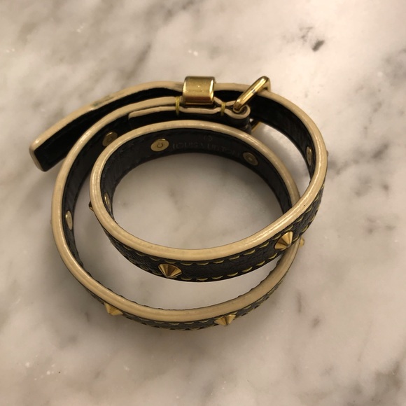 Louis Vuitton Studded Wrap Bracelet - Picture 2 of 4